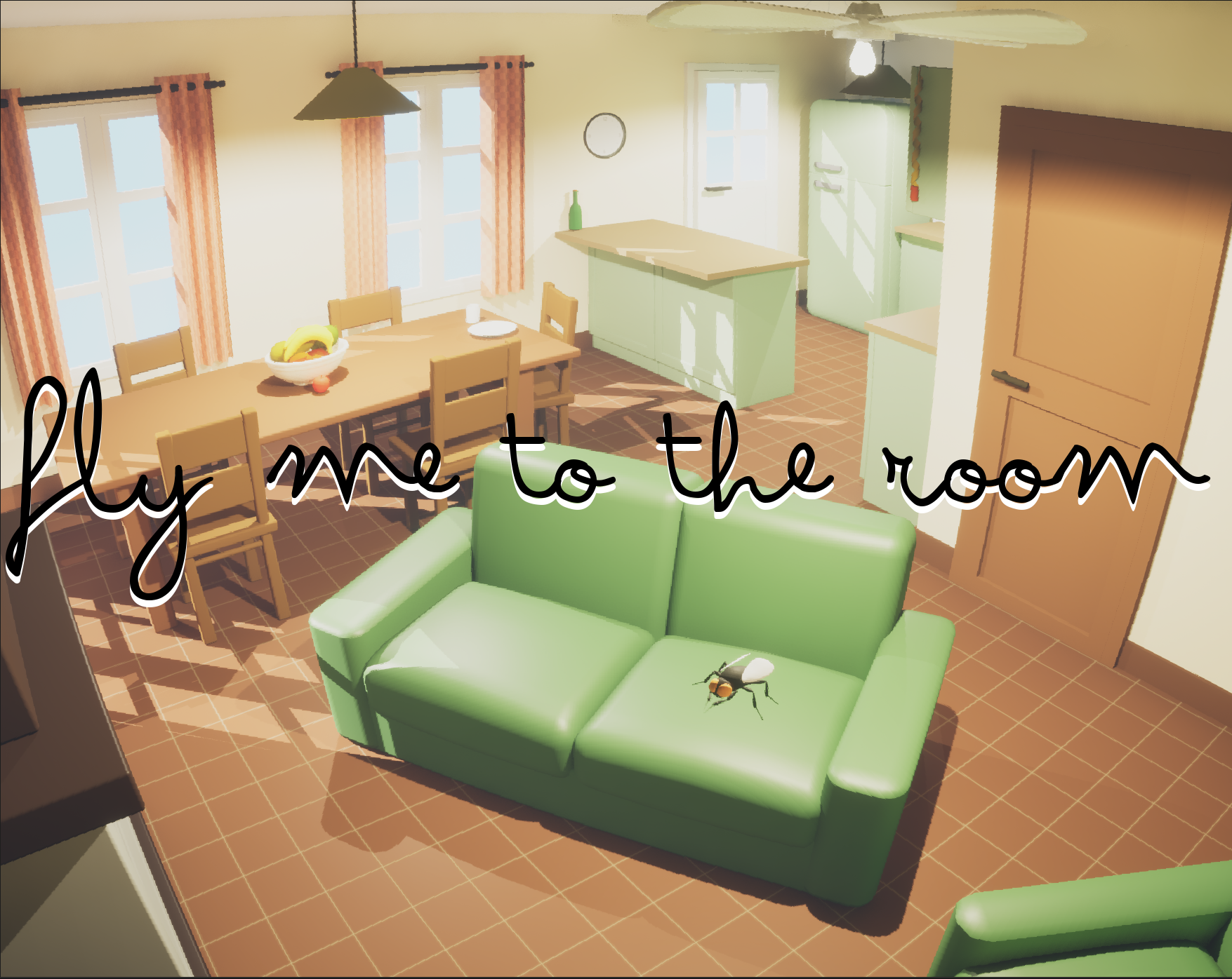 Illustration Fly Me To The Room